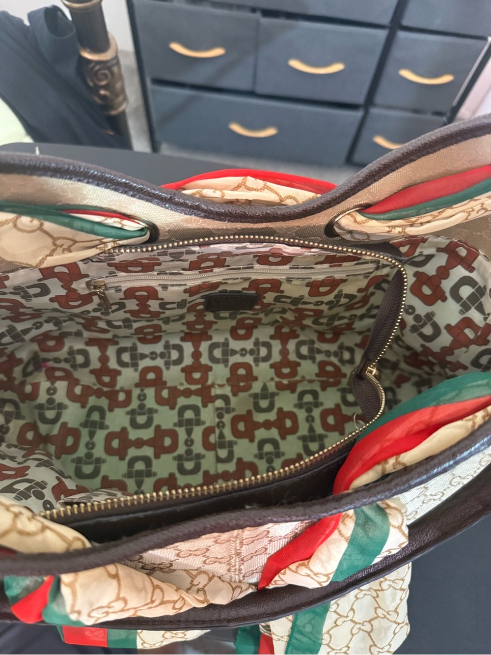 Vintage handbag large size great condition - Picture 4 of 8